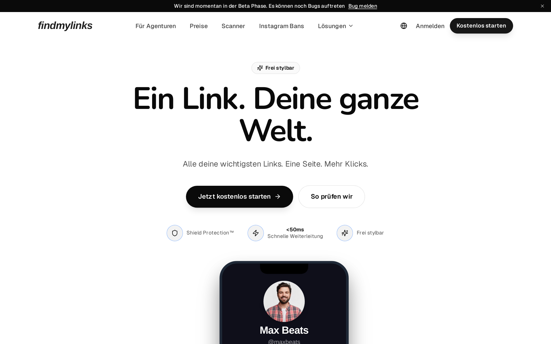 Findmylinks.at
